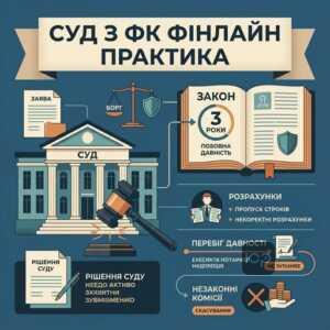 Судова практика проти ФК Фінлайн та застосування позовної давності 3 роки