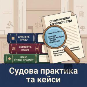 Судова практика визнання договорів купівлі-продажу недійсними Верховний Суд