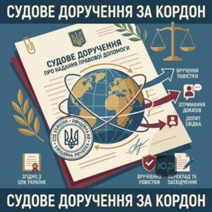 Оформлення судового доручення про надання правової допомоги за кордон