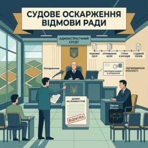 судове оскарження відмови у наданні дозволу на розробку проекту землеустрою