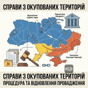 Відновлення судової справи з тимчасово окупованої території