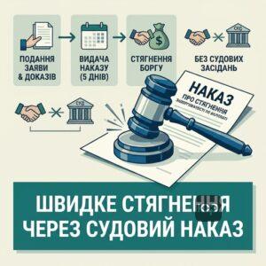 Судовий наказ про стягнення нарахованої заробітної плати без засідань