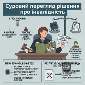 судовий позов на рішення про встановлення групи інвалідності
