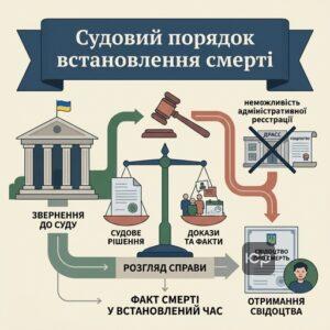 Судовий порядок встановлення факту смерті у разі неможливості адміністративної реєстрації