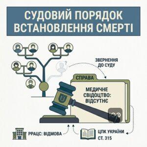 Процедура встановлення факту смерті в судовому порядку