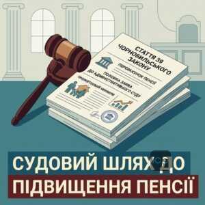 Судовий процес щодо перерахунку пенсії за статтею 39 Чорнобильського закону
