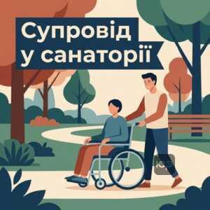 Супровід особи з інвалідністю під час санаторно-курортного лікування.