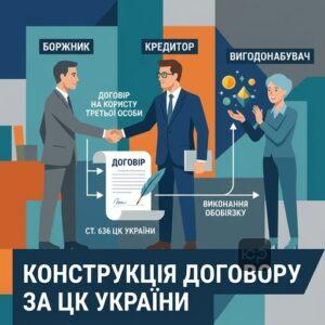 Юридична консультація щодо договору на користь третьої особи за статтею 636 ЦК України