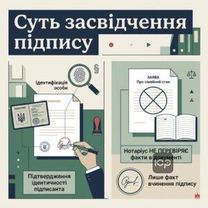 Засвідчення справжності підпису на документах згідно зі статтею 78
