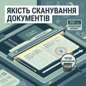 Вимоги до сканування трудової книжки для Пенсійного фонду