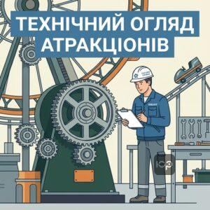 Технічний огляд та обслуговування атракціонної техніки фахівцями