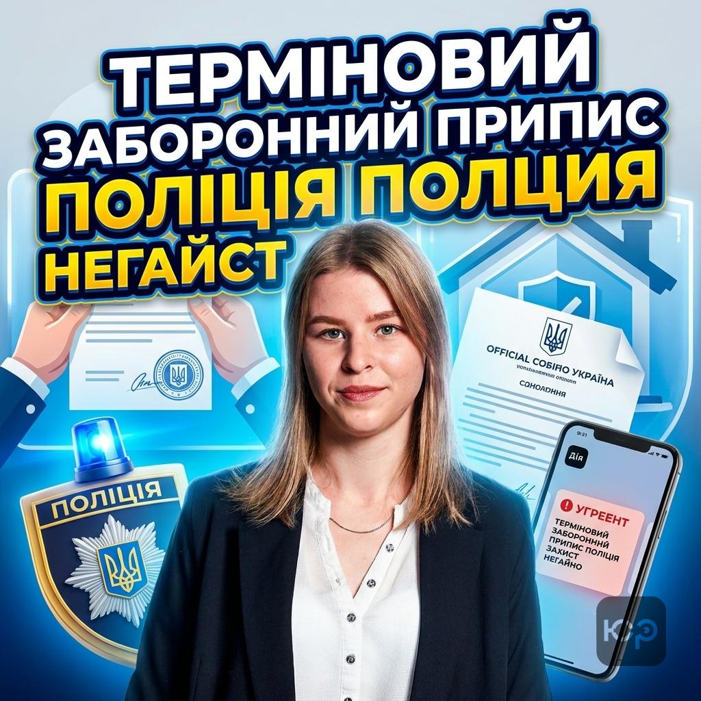 Терміновий заборонний припис: як отримати захист поліції негайно
