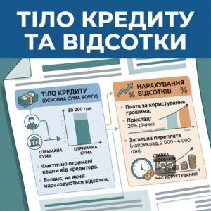 Пояснение, что такое тело кредита и как начисляются проценты на сумму долга
