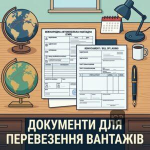 Міжнародні транспортні документи CMR та коносамент для експедитора