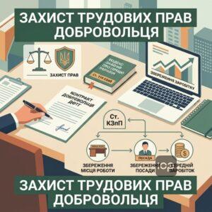 Трудові гарантії для добровольців ДФТГ ст 119 КЗпП