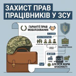 Гарантії трудових прав мобілізованих працівників згідно з КЗпП