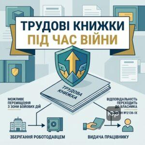 Зберігання та правила ведення трудових книжок під час воєнного стану