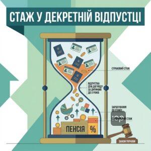Зарахування періоду догляду за дитиною до страхового та трудового стажу для пенсії