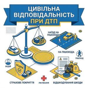 Цивільно-правова відповідальність та відшкодування шкоди після наїзду на пішохода