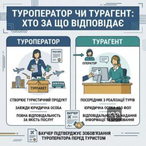 Юридична різниця між туроператором та турагентом відповідальність та ролі на ринку туризму