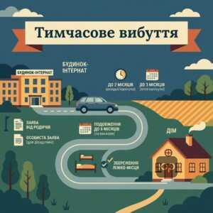 Тимчасове вибуття з інтернату на канікули