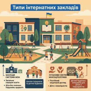 Огляд типів закладів освіти, таких як школи інтернати для сиріт в Україні
