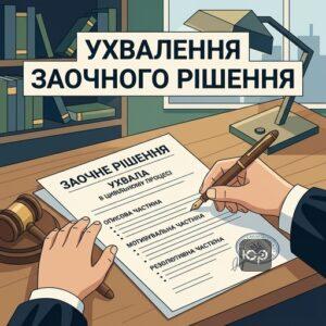Ухвалення заочного рішення суду в цивільному процесі