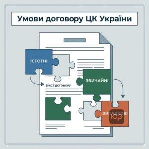 Істотні звичайні та випадкові умови цивільно-правового договору пояснення адвоката