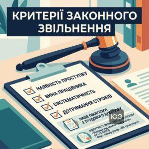 Умови та критерії законності звільнення працівника за статтею 40 пунктом 3 КЗпП.