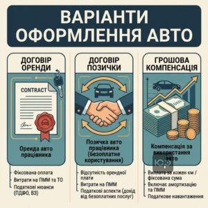 моделі використання власного авто в службових цілях