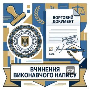 Вчинення виконавчого напису нотаріуса на борговому документі