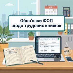 Ведення паперових трудових книжок ФОП у 2026 році правила та вимоги законодавства