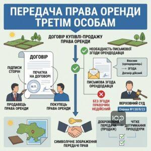 Юридичні аспекти відчуження права оренди земельної ділянки.