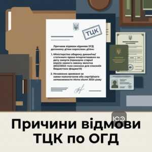 Отказ ТЦК в выплате ОГД совершеннолетним детям и незаконные требования
