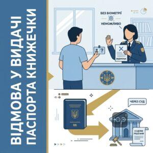 Офіційна відмова Державної міграційної служби у видачі паперового паспорта книжечки та законні підстави для звернення до суду.