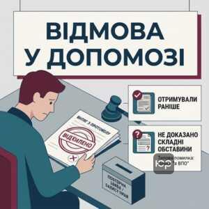 Відмова у наданні грошової допомоги ВПО
