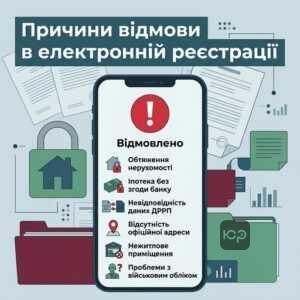 Причини відмови в реєстрації місця проживання через Дію: обтяження майна та помилки в реєстрах