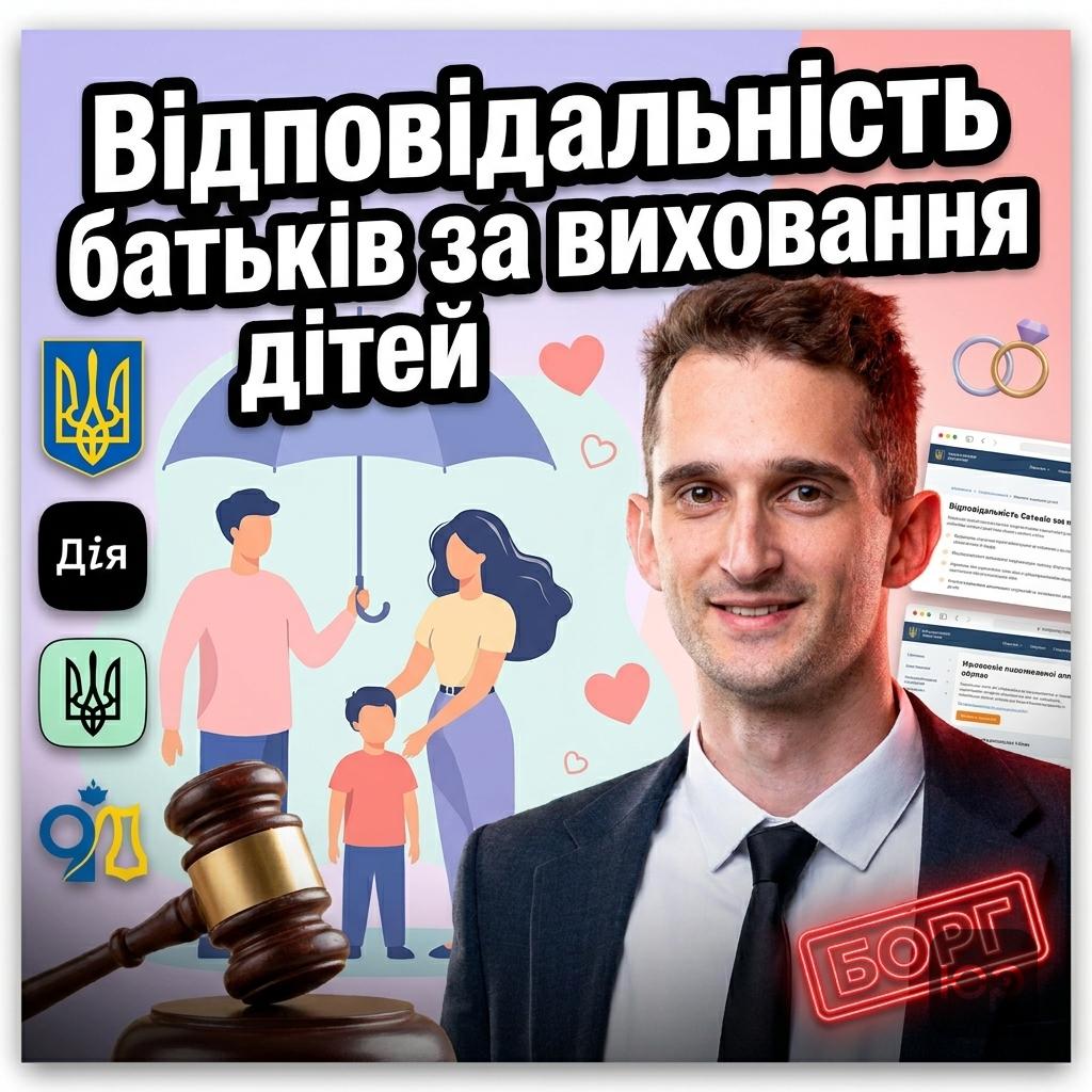 Відповідальність батьків за виховання дітей та наслідки ухилення