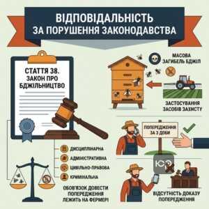 Юридична відповідальність за статтею 38 Закону про бджільництво та судова практика