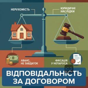 Відповідальність за порушення попереднього договору купівлі-продажу нерухомості