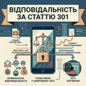 Кримінальна відповідальність за статтею 301 ККУ порнографія в Україні