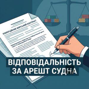 Відповідальність ініціатора за необґрунтований арешт судна та відшкодування шкоди при арешті судна.