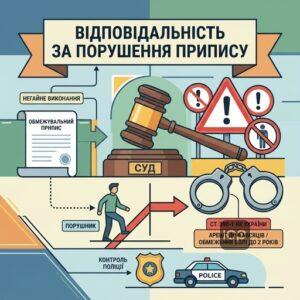 Кримінальна відповідальність за умисне невиконання обмежувального припису суду