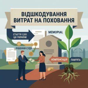 Компенсація та відшкодування витрат на поховання ст 1201 цк україни за рішенням суду