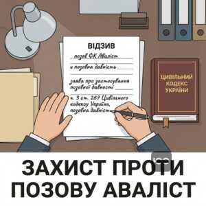 Підготовка відзиву на позов ФК Аваліст позовна давність