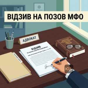 Підготовка відзиву на позов ФК Вендор фінанс суд допомога адвоката
