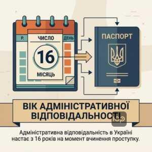 Вік настання адміністративної відповідальності в Україні