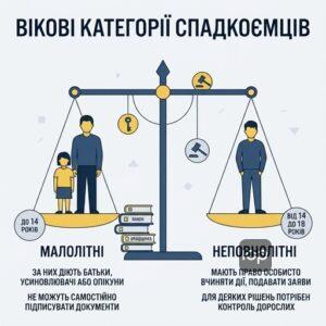Оформлення спадщини на дитину залежно від її віку малолітні та неповнолітні особи