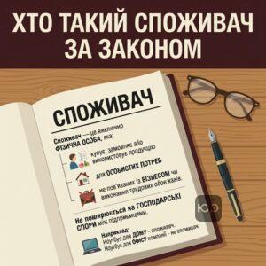 Визначення терміну споживач згідно із законом України про захист прав споживачів