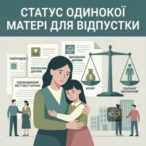 Юридичне визначення статусу одинокої матері для додаткової відпустки